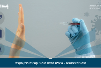 חיסונים ואיזונים שאלת כפיית חיסוני קורונה בדין העברי